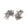 Coconut Tree Tibetan Style Alloy Pendants PALLOY-AD1515-AS-3