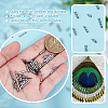 GOMAKERER 2000Pcs 4 Styles Glass Twisted Bugle Beads SEED-GO0001-09C-5