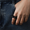 3D Heart Zinc Alloy Enamel Finger Rings FS-WG26371-03-1
