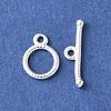 Eco-friendly Brass Toggle Clasps KK-D082-05S-A-3