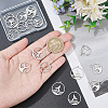 ARRICRAFT 18Pcs 3 Style 304 Stainless Steel Pendants STAS-AR0001-79-3