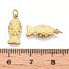 304 Stainless Steel Pendants STAS-N115-09G-3