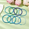 12Pcs 12 Styles Glass Stretch Bracelets BJEW-JB11032-02-2