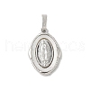 Brass Pave Natural White Shell Pendants KK-S522-07D-P-1