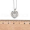 304 Stainless Steel Necklaces for Women NJEW-R015-04P-5