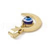 PVD Vacuum Plating 304 Stainless Steel Resin Pendants STAS-A062-40G-4