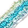 Baking Paint Electroplated Synthetic Non-magnetic Hematite Beads Strands G-H072-D01-01-1