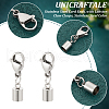 Unicraftale 20Pcs 304 Stainless Steel Cord Ends STAS-UN0060-56-5