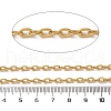 Brass Textured Oval Link Chains CHC-H113-26G-2