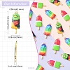 30Pcs 3 Styles Printed Alloy Pendants PALLOY-CJ0002-49-2