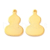 925 Sterling Silver Blank Gourd Charms STER-F057-06G-1