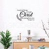 PVC Quotes Wall Sticker DIY-WH0200-044-4