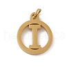 304 Stainless Steel Charms
with Jump Ring STAS-R001-02G-I-1