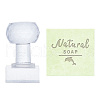 Clear Acrylic Soap Stamps DIY-WH0437-004-1