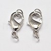 Brass Lobster Claw Clasps for Jewelry Necklace Bracelet Making KK-I599-12mm-P-RS-1