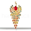 Alloy Rhinestone Brooch for Backpack Clothes PW-WG83D6C-02-1