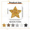 Fingerinspire 36Pcs 6 Colors Star Hotfix Rhinestone DIY-FG0003-68-2