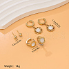 3 Pairs Elegant Stainless Steel Earring Sets OF1161-5-2