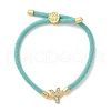 Adjustable Nylon Cord Bracelets BJEW-C096-01G-25-4