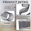 Plastic Ruffle Pleated Trim Fabric for Dress Bag Decoration DIY-WH0568-54C-4