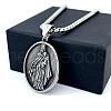 Greek Mythology Stainless Steel Religion Virgin Mary Pendant Necklaces TN5066-2