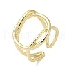 Brass Open Cuff Rings RJEW-Q778-47G-1