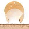 304 Stainless Steel Cuff Bangles for Women BJEW-U026-03G-3