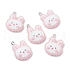 Opaque Resin Pendants RESI-F030-20-1