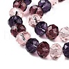 Transparent Glass Beads Strands GLAA-T023-09C-3