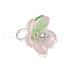 Plastic & Acrylic Pendants PALLOY-JF03053-02-4