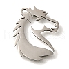 201 Stainless Steel Pendants STAS-R136-19P-1
