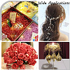 Gorgecraft 10 Strands Acrylic Imitation Pearl Beaded Trim Garland Strand OCOR-GF0001-45-02-4