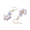 5 Pairs 304 Stainless Steel Butterfly Dangle Earrings EJEW-JE06433-5
