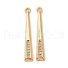 Brass Micro Pave Cubic Zirconia Pendants KK-Z112-14G-1
