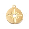 Ion Plating(IP) 304 Stainless Steel Pendants STAS-I197-006G-3