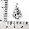 Christmas Series Brass Micro Pave Cubic Zirconia Pendants KK-Q010-01P-05-3