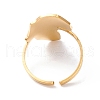 Map of Africa Cuff Ring RJEW-B035-05G-3