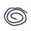 Faceted Glass Beads Strands G-F619-09B-3mm-2