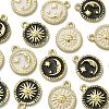 20Pcs 4 Styles Alloy Enamel Pendants ENAM-CJ0003-79-3