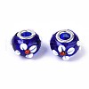 Handmade Lampwork European Beads LAMP-Q029-03F-3