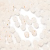 Frosted Transparent Acrylic Beads OACR-F013-12L-1