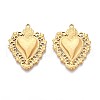 304 Stainless Steel Pendants STAS-N111-12G-1