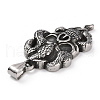 304 Stainless Steel Big Pendants STAS-A083-13AS-3