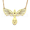 201 Stainless Steel Pendant Necklaces NJEW-T009-JN056-2-40-1