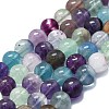 Natural Fluorite Beads Strands G-K245-A10-04-1