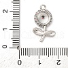Brass Micro Pave Cubic Zirconia Pendants KK-I276-04P-05-3