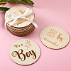 Basswood Milestone Cards WOOD-TA0001-41B-4