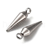 Non-Tarnish 201 Stainless Steel Pendants STAS-M323-29P-1-2