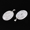 Natural Quartz Crystal Pendants G-T138-207C-2