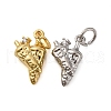 Brass Micro Pave Cubic Zirconia Pendants KK-P308-71P-1